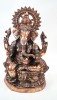 AL50134_N - Aluminum Statue - GANESH Copper Finish